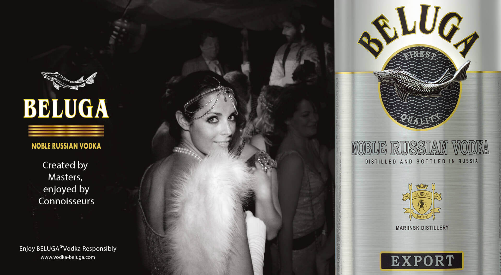 Beluga Vodka Russia, Connecting drinks industry brands to audiences, Experiential & Disruptive Graphic Design & Communications - CampbellRigg Agency