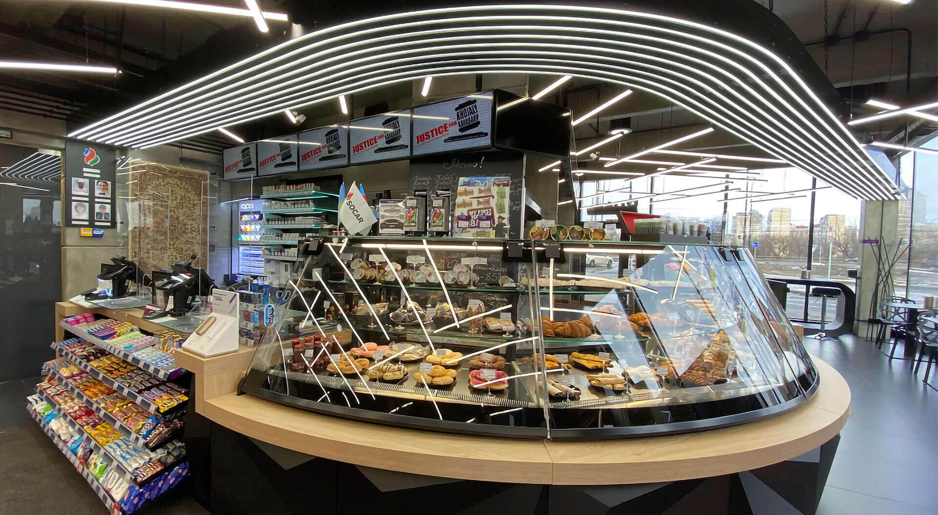 Trend Socar Petrol Forecourt Benchmark, Creative Innovative Café, Buta Convenience Store Design, Kyiv - CampbellRigg Agency