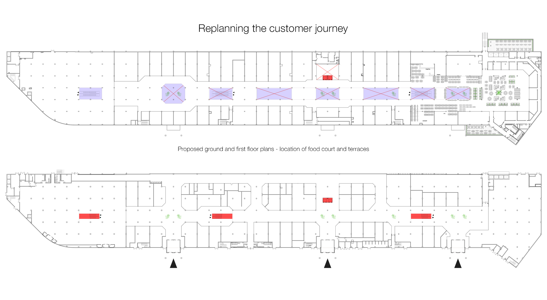 Icerenkoy shopping mall Istanbul planning entrance and escalator circulation Icerenkoy shopping mall Istanbul planning entrance and escalator circulation