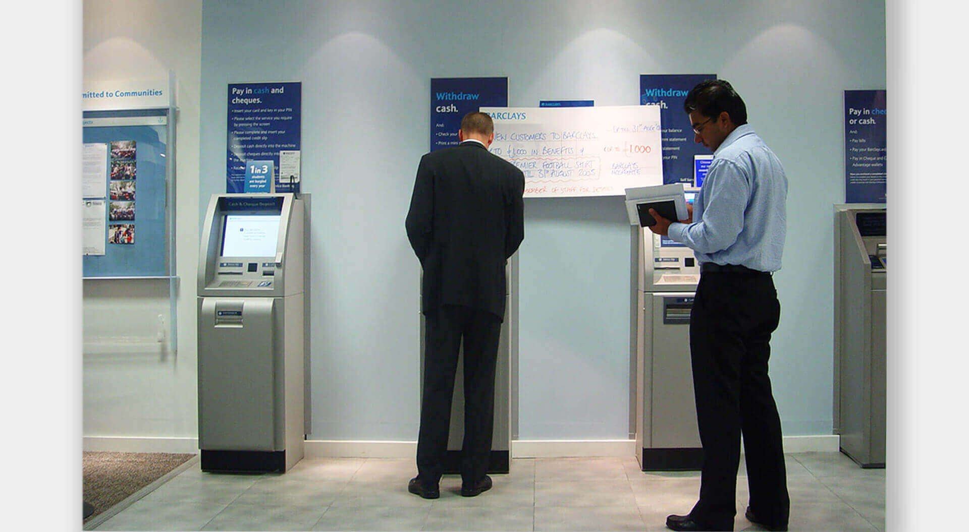Retail bank ATM selling environment at Barclays Bank Retail bank ATM selling environment at Barclays Bank