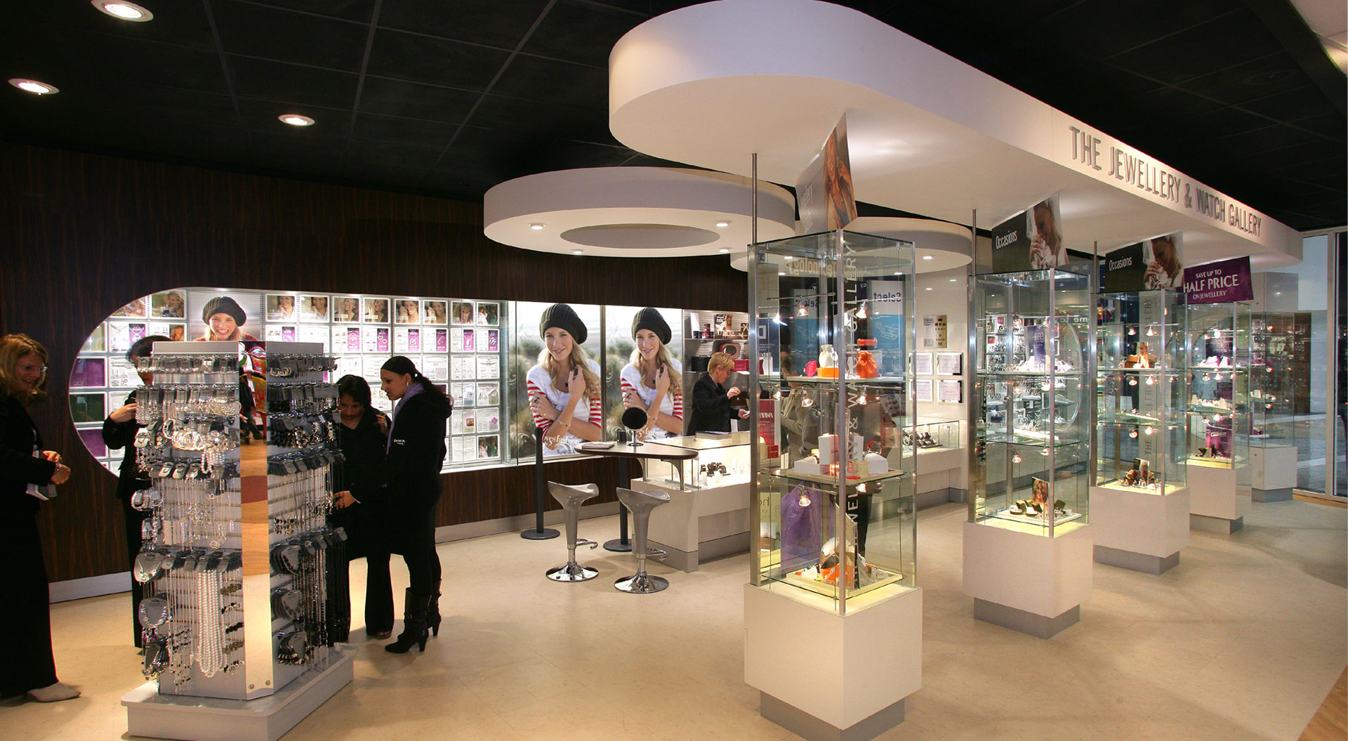 Argos Jewellery Stores interior design Silverburn Shopping Mall Glasgow 