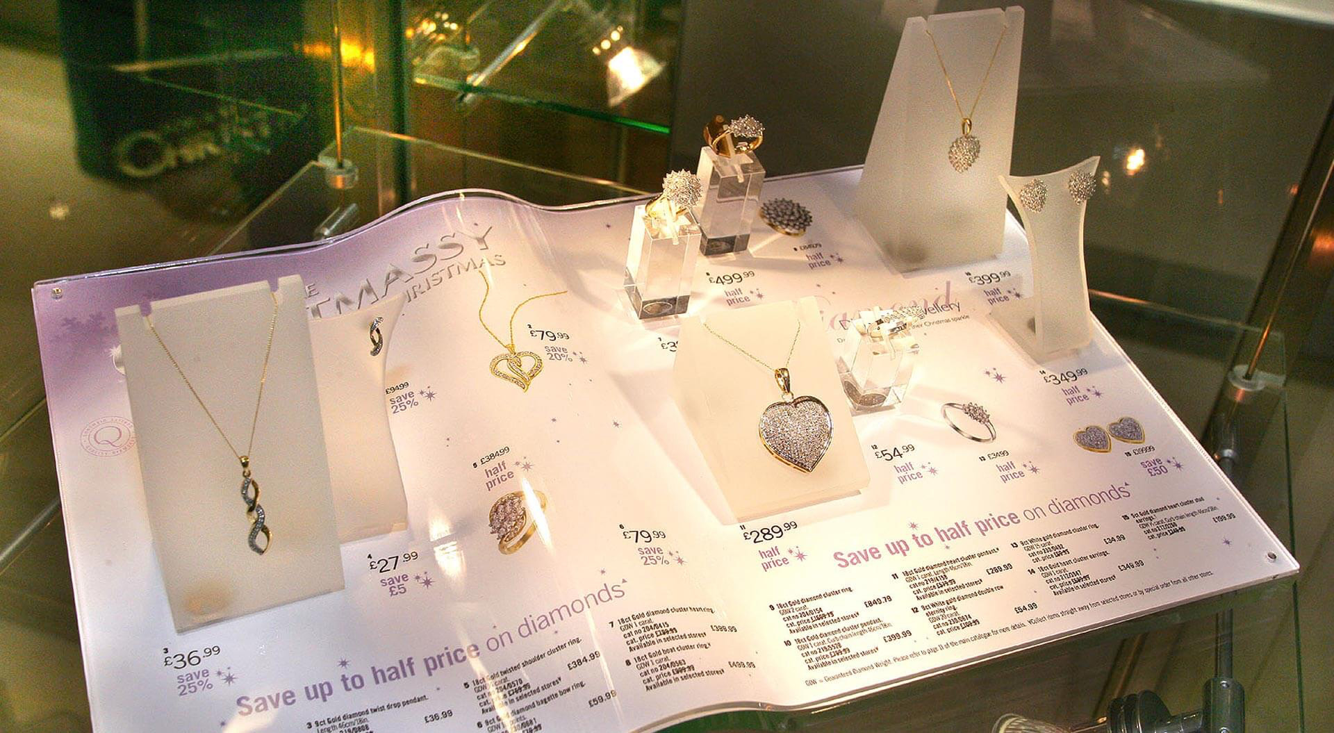 Argos Jewellery Stores interior design and POSM