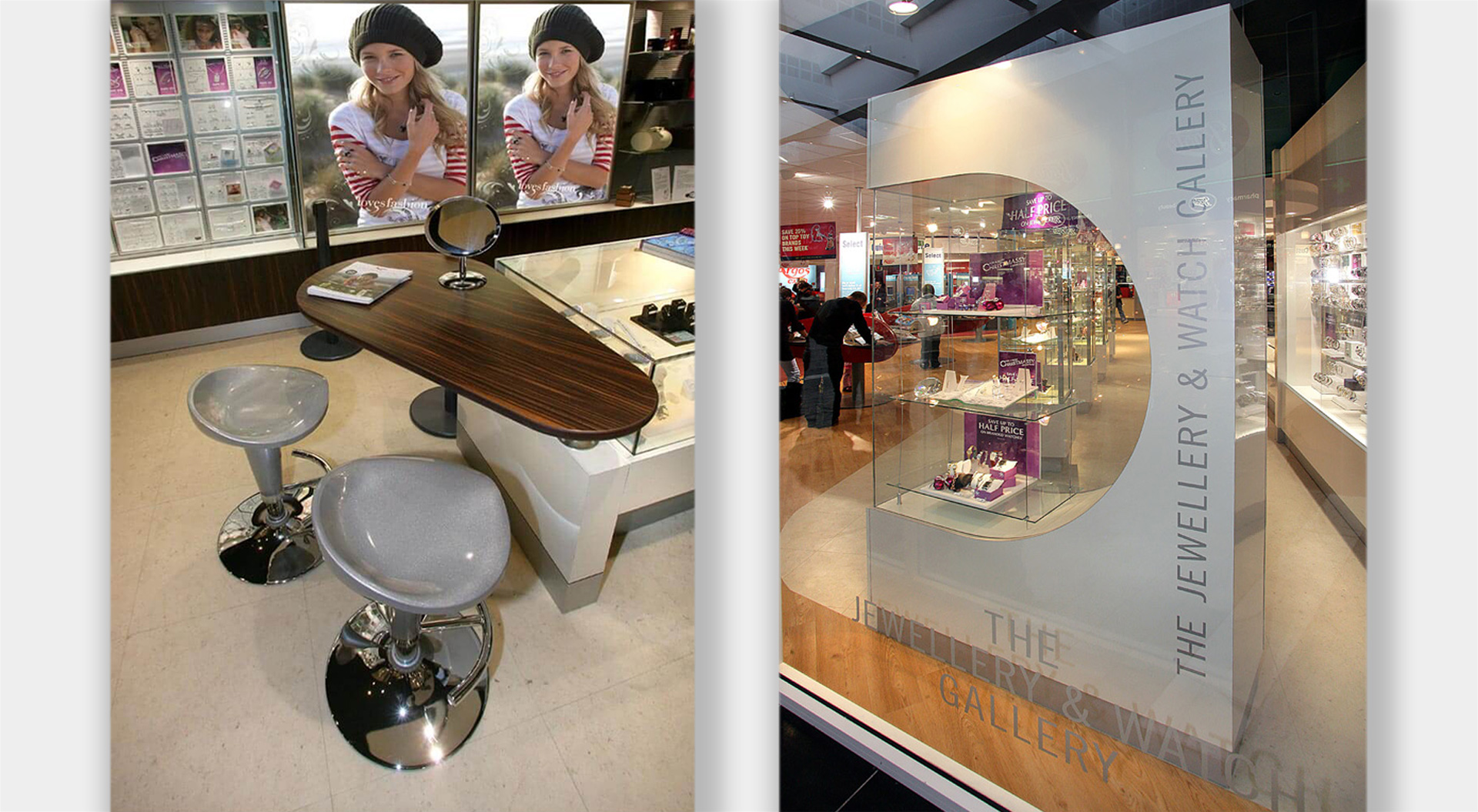 Argos Jewellery Stores interior design