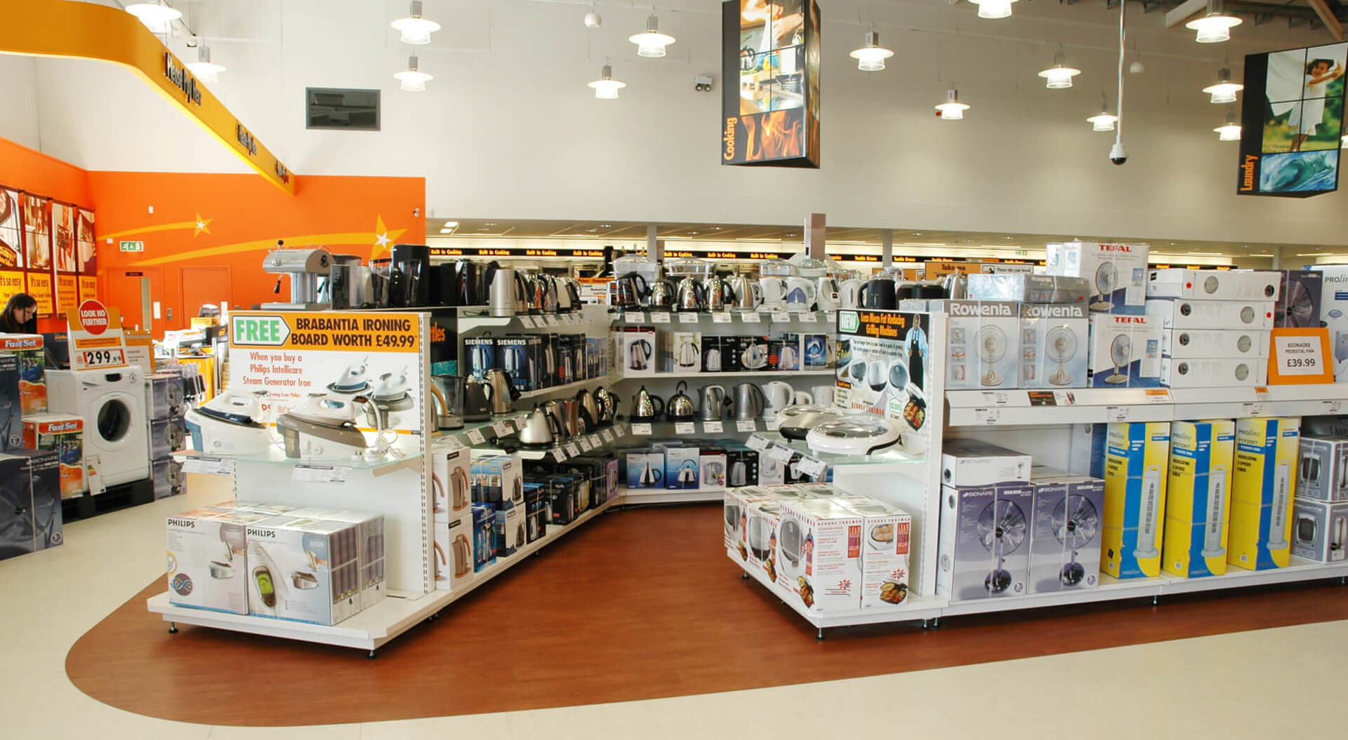 Comet electronic and technology reatil store design planning visual Comet Technology Store planning