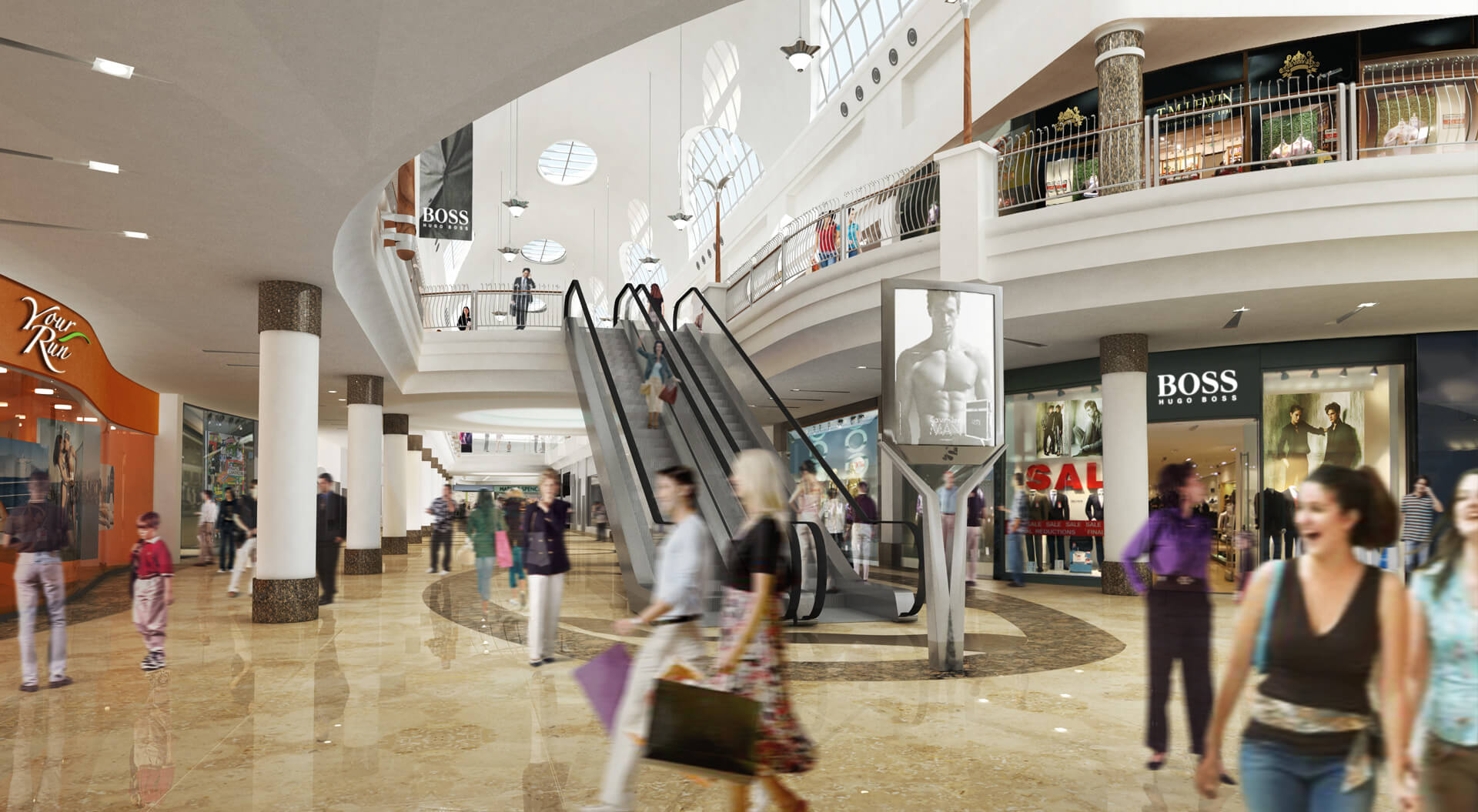 Port City shopping centre Zaporozhye interior design Ukraine Port City shopping centre Zaporozhye interior design Ukraine