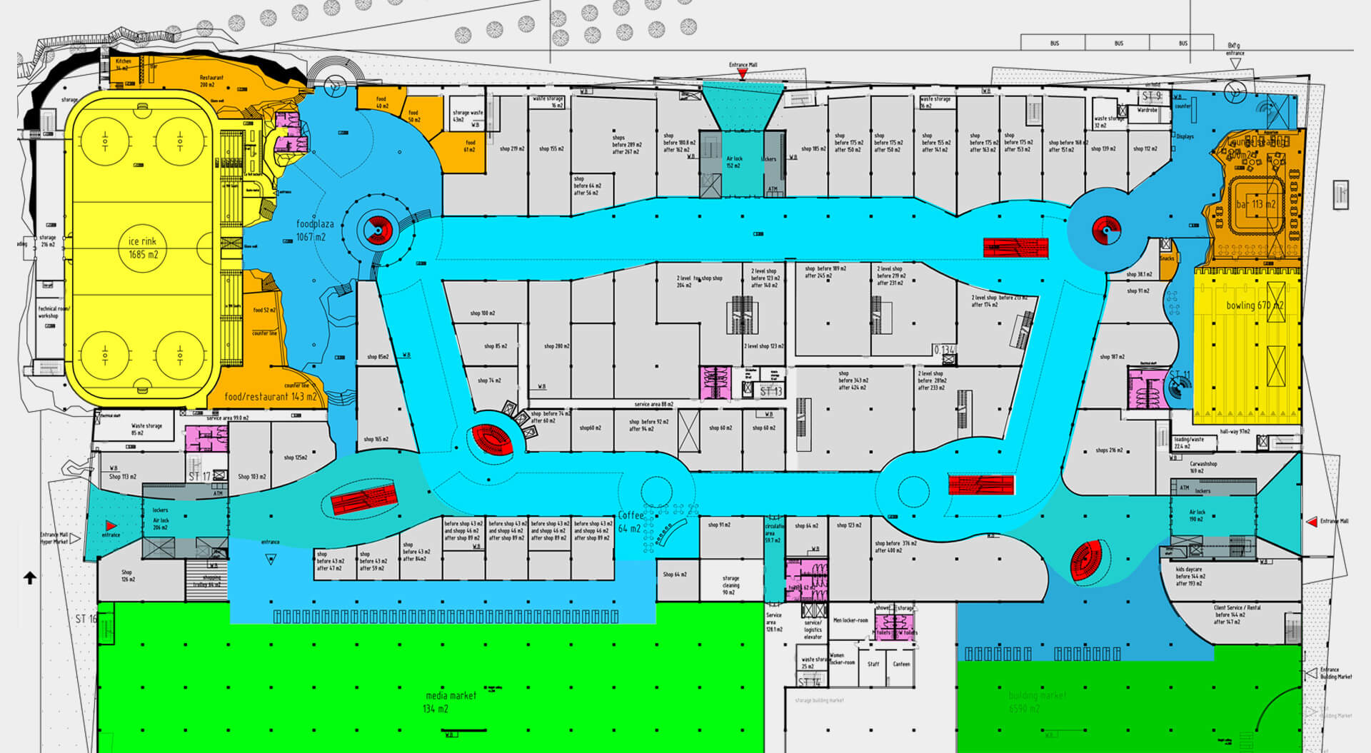 Port City shopping centre Zaporozhye concept board for interior design Ukraine Port City shopping centre Zaporozhye concept board for interior design Ukraine