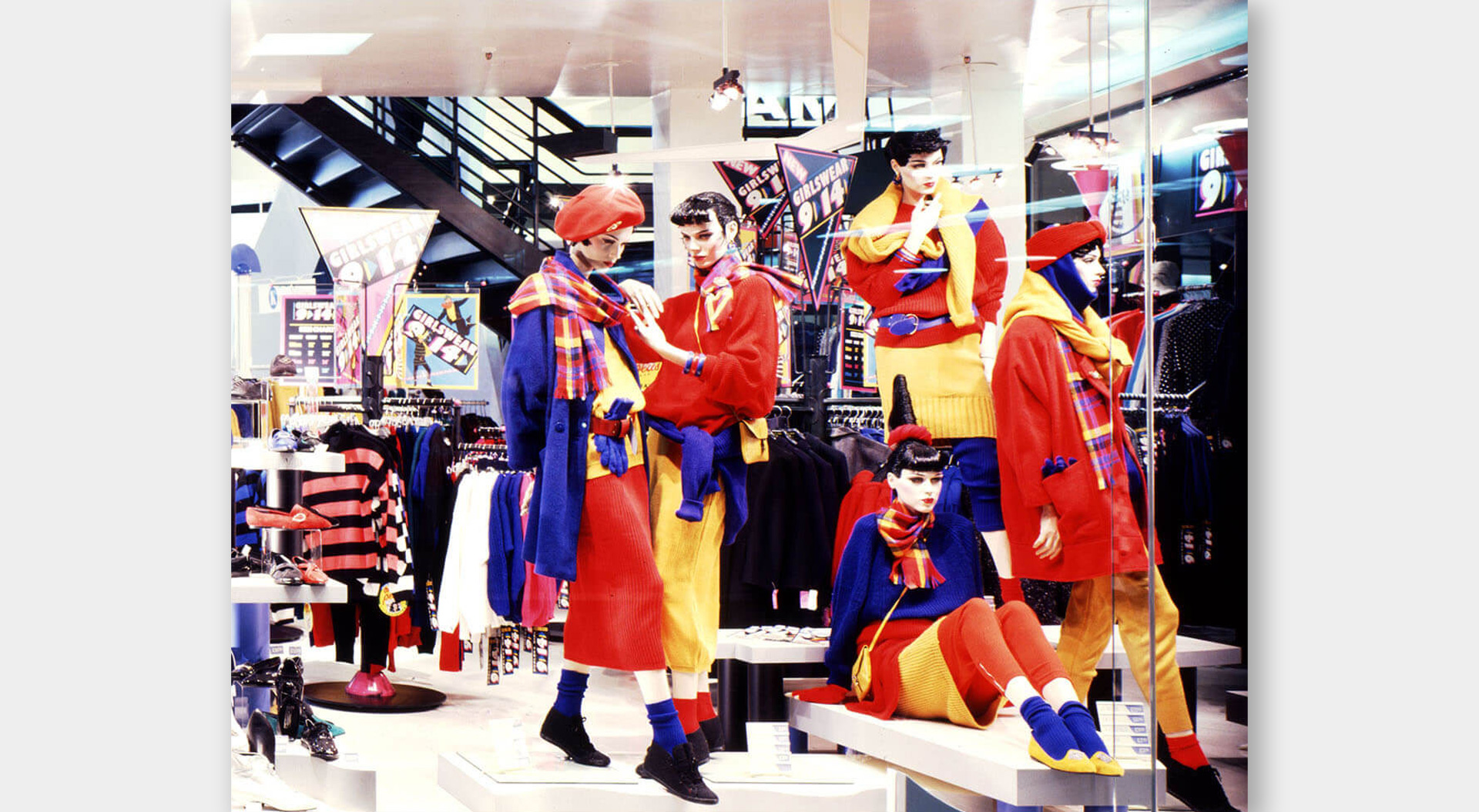 Chelsea Girl window display shop front design Chelsea Girl window display shop front design