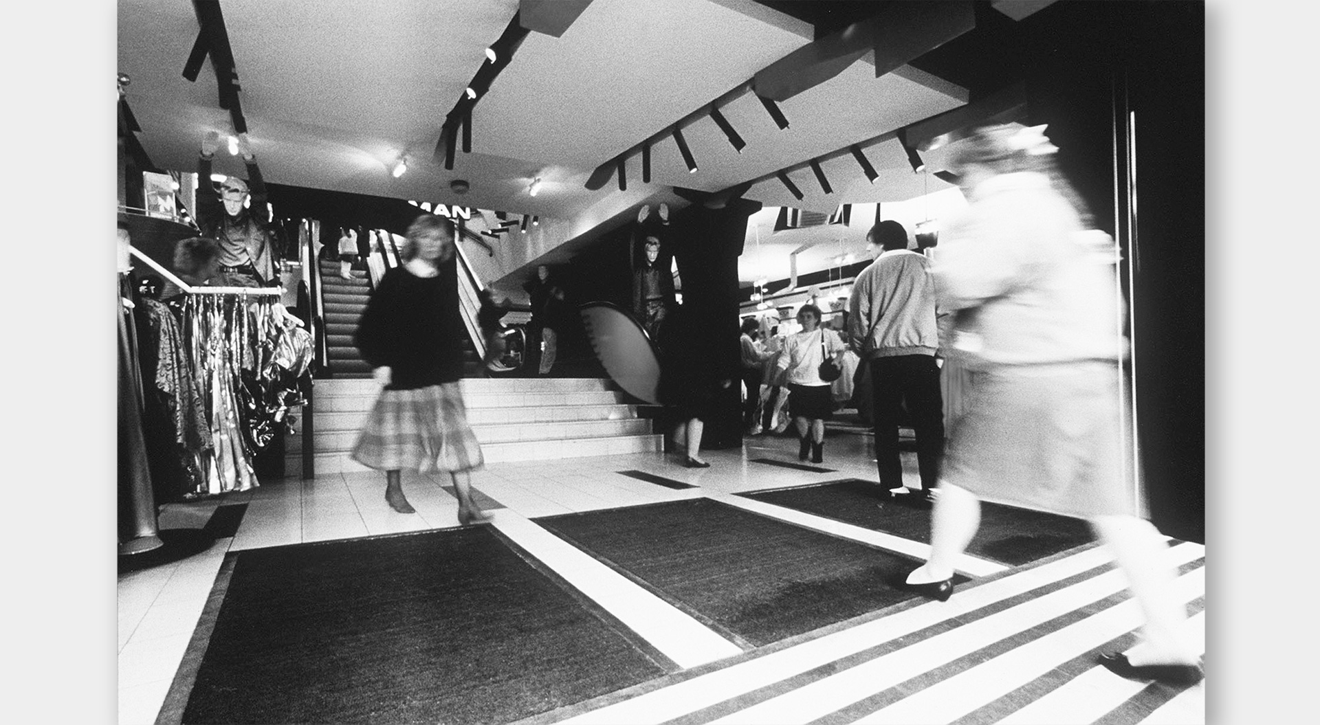 Chelsea Girl photographic lifestyle image Chelsea Girl store entrance