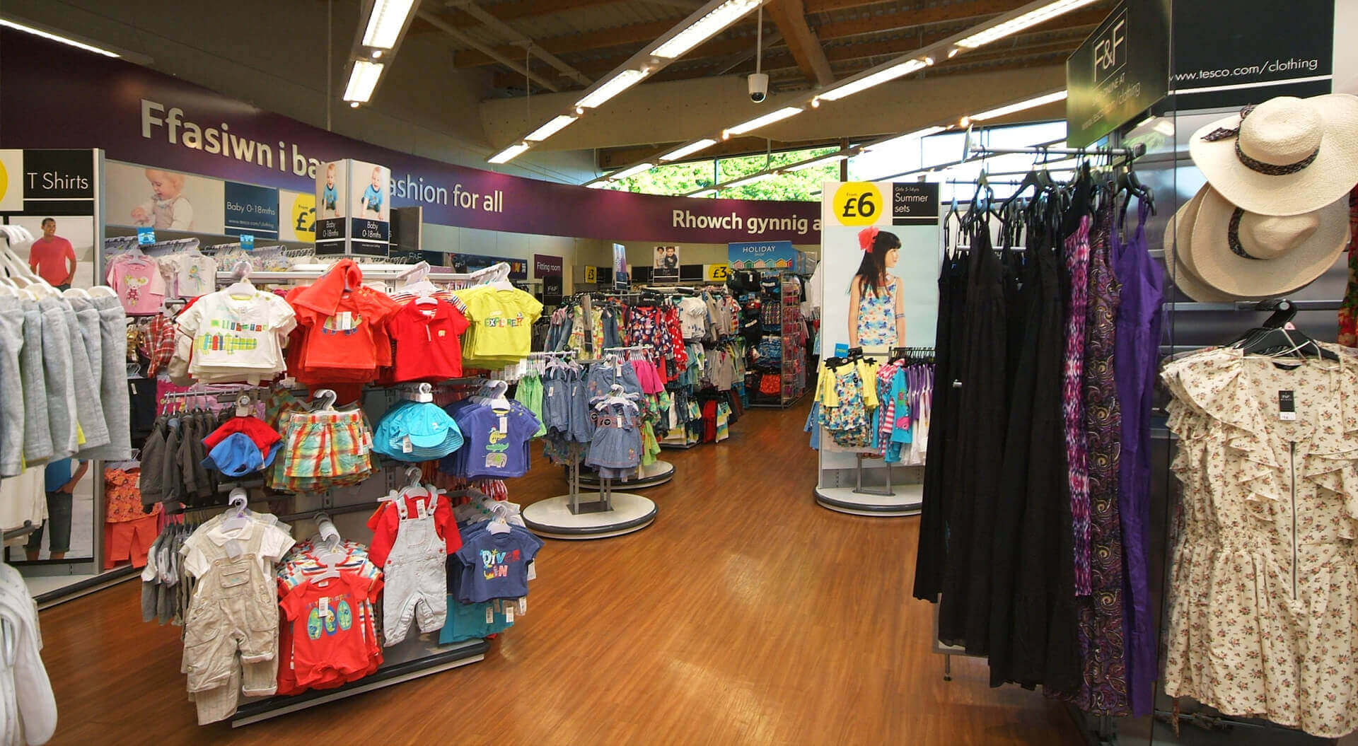 Florence and Fred Tesco fashion Welshpool retail store promotions and communications Florence and Fred Tesco fashion Welshpool retail store merchandising systems promotions and communications