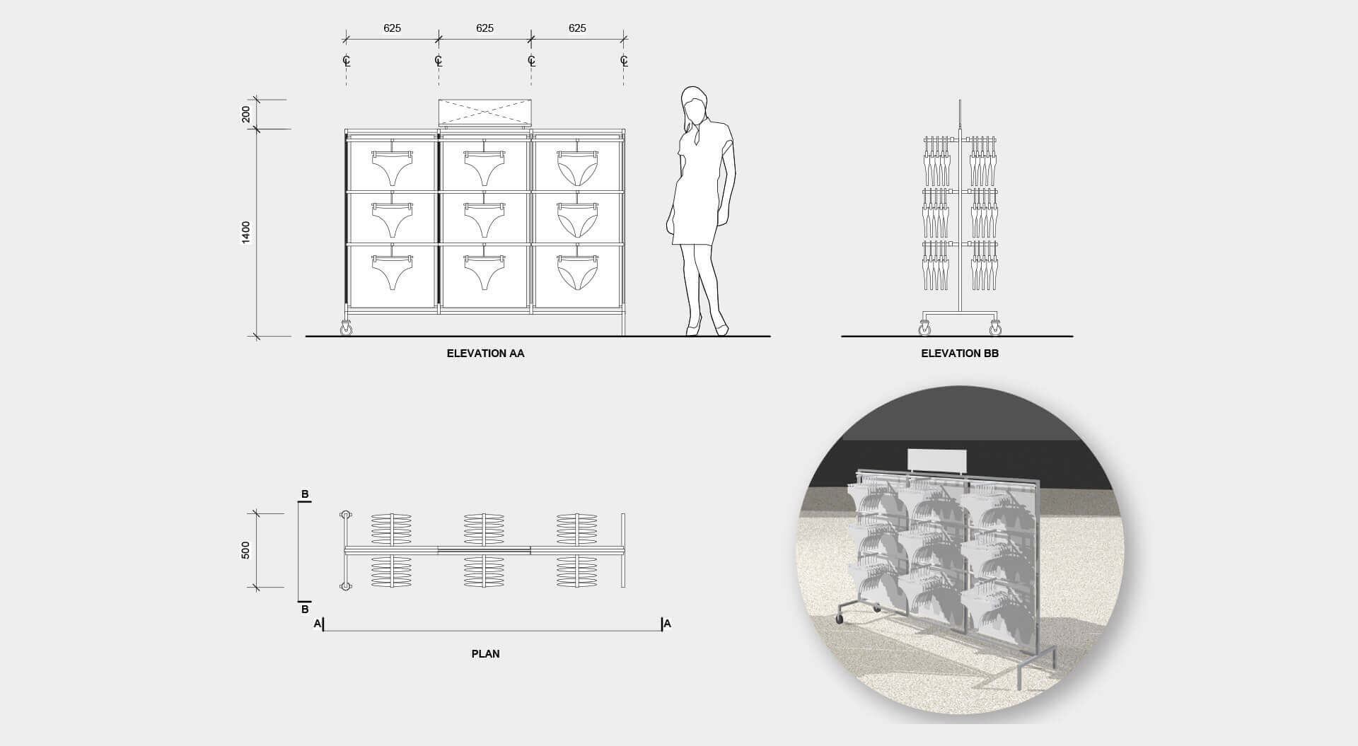 K Citymarket hypermarket fashion store merchandising system design
