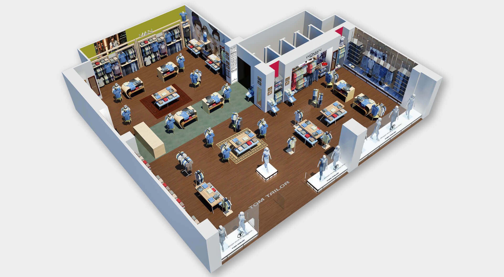 Tom Taylor fashion store planning