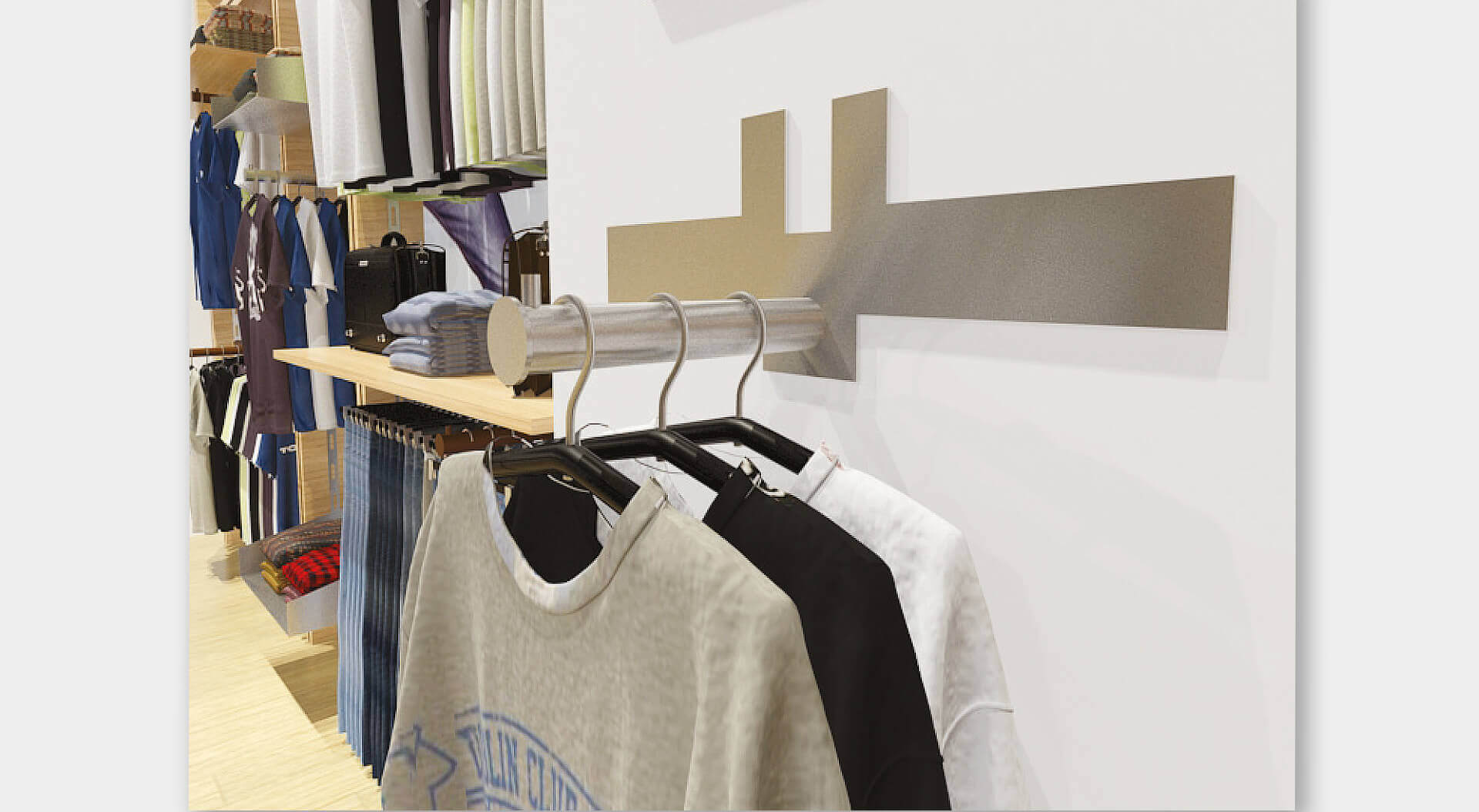 Tom Taylor  fashion store design, merchandising display