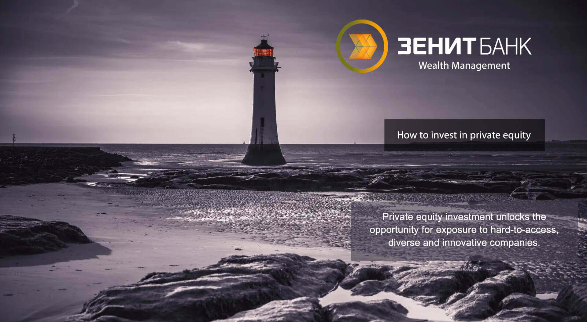 Zenit Bank Russia, Private Equity Investment Financial Advertising Wealth Management - Campbell Rigg Agency