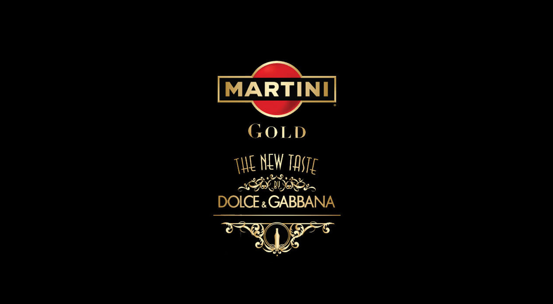 Martini Gold the new taste Dolce & Gabbana brand identity for Bacardi Global Travel Retail Martini Gold the new taste Dolce & Gabbana brand identity for Bacardi Global Travel Retail