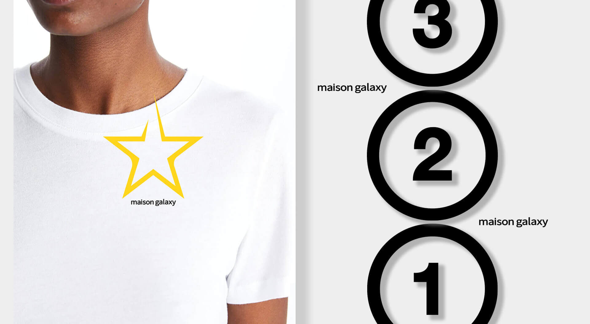 Maison Galaxy, Retail Brand Identity, Interior Design, Supermarket, Fashion, Discount Retailers Target Licensed Brands, Graphic Communications Branding - CampbellRigg Agency