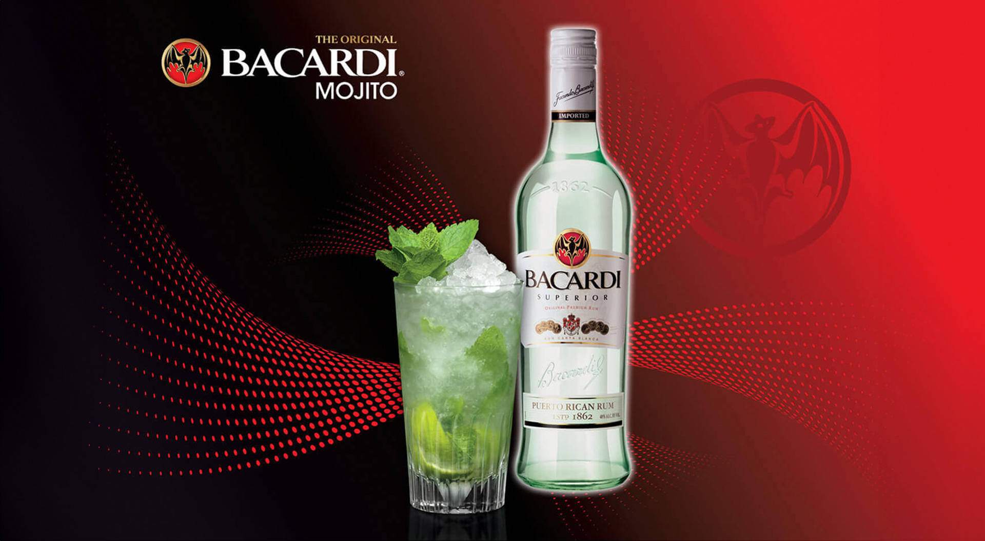 Bacardi Mojito Global Travel Retail, brand activation promotion campaigns Bacardi Mojito Global Travel Retail, brand activation promotion campaigns