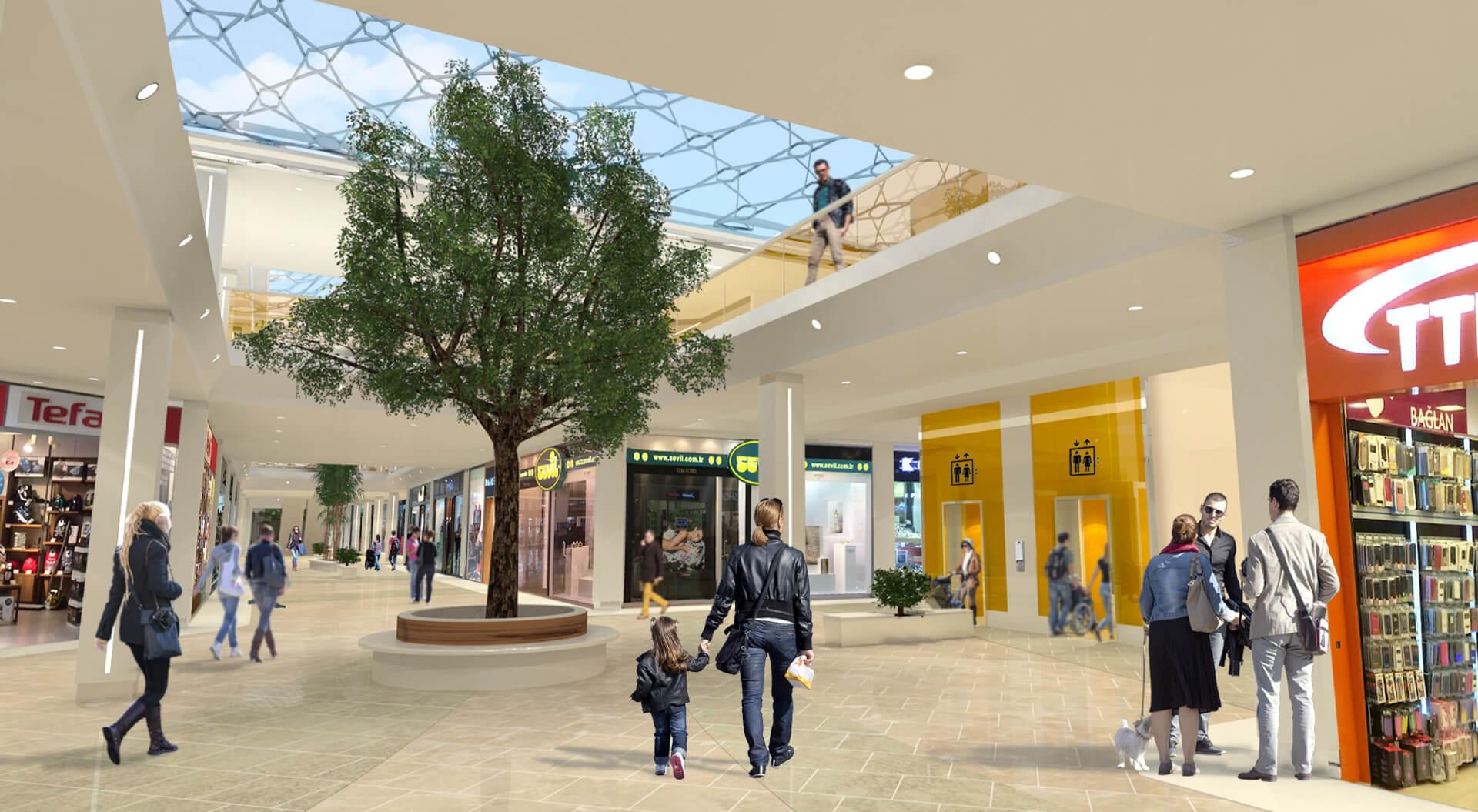 Icerenkoy shopping mall Istanbul Turkey architecture, format planning, interior design Icerenkoy shopping mall Istanbul Turkey architecture, format planning, interior design