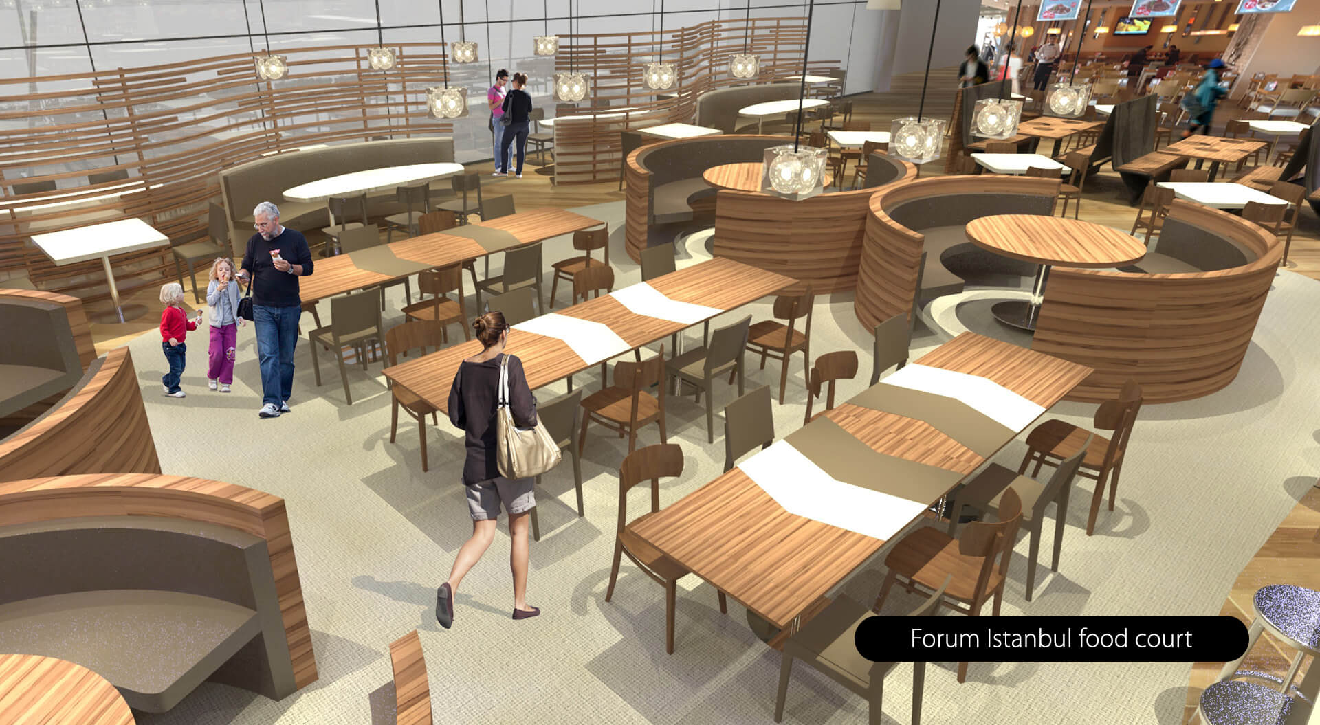 Forum Istanbul Mall Turkey – hawker food hall