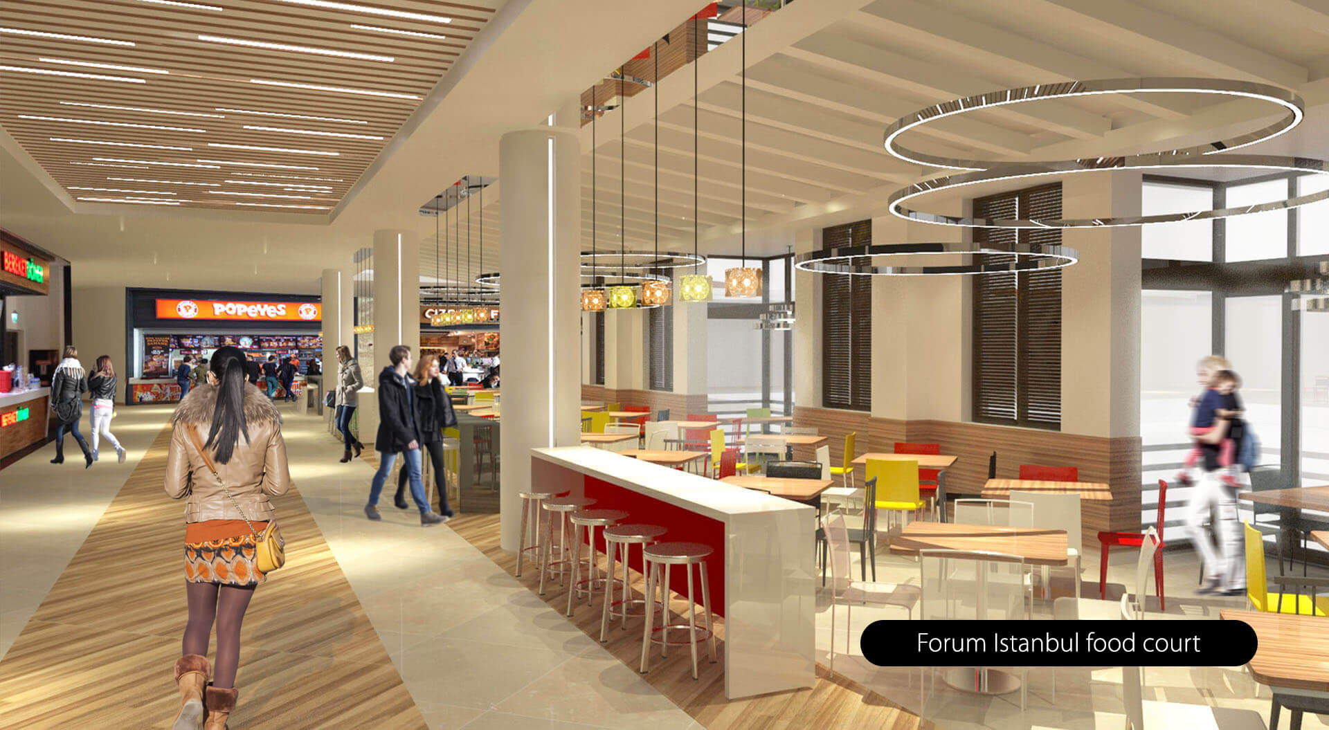 Forum Istanbul Mall Turkey – hawker food hall