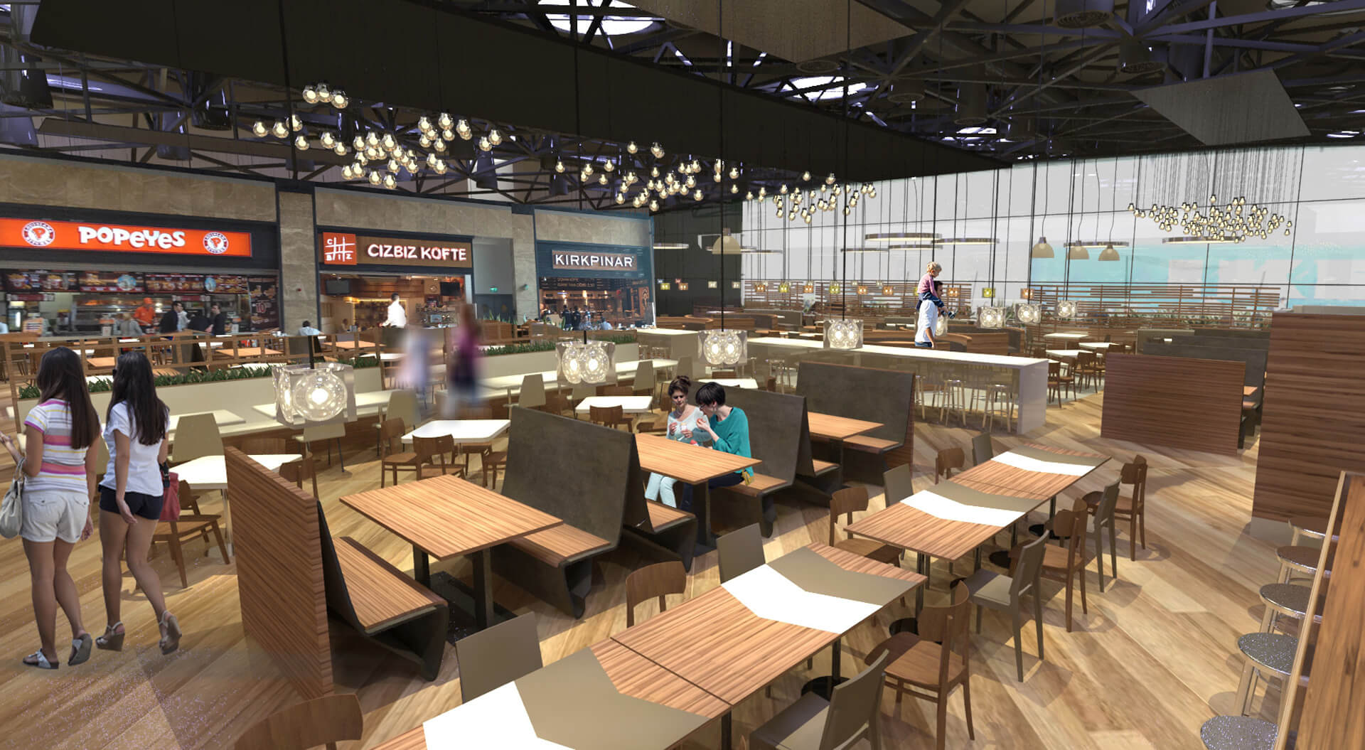 Forum Istanbul Mall Turkey – Visual of food court