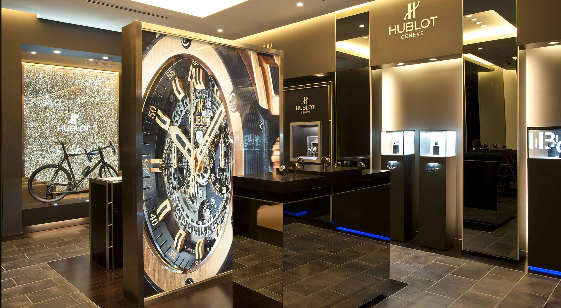 Airport Duty Free Luxury Retail Hublot watch store design