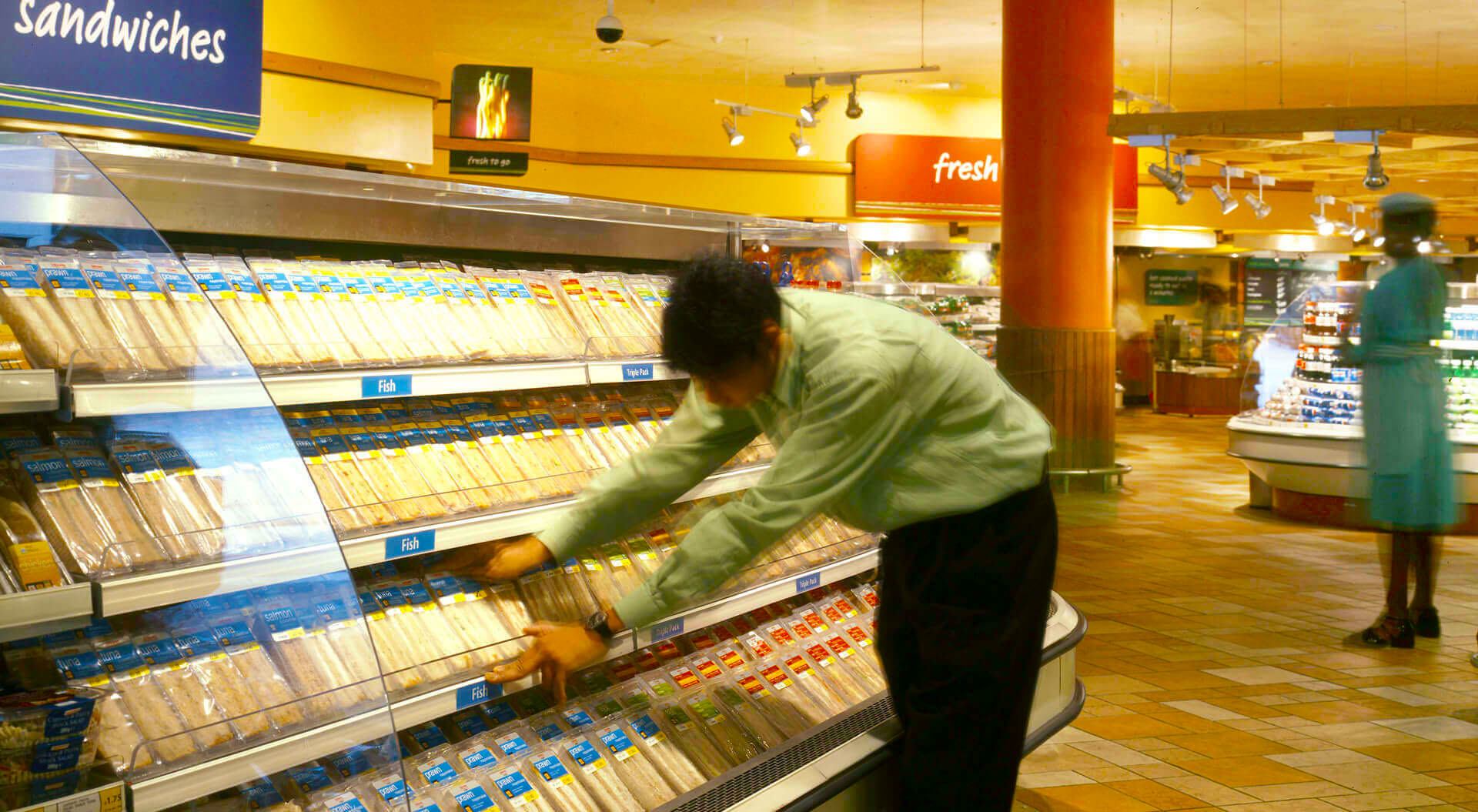 Safeway Convenience store sandwich display