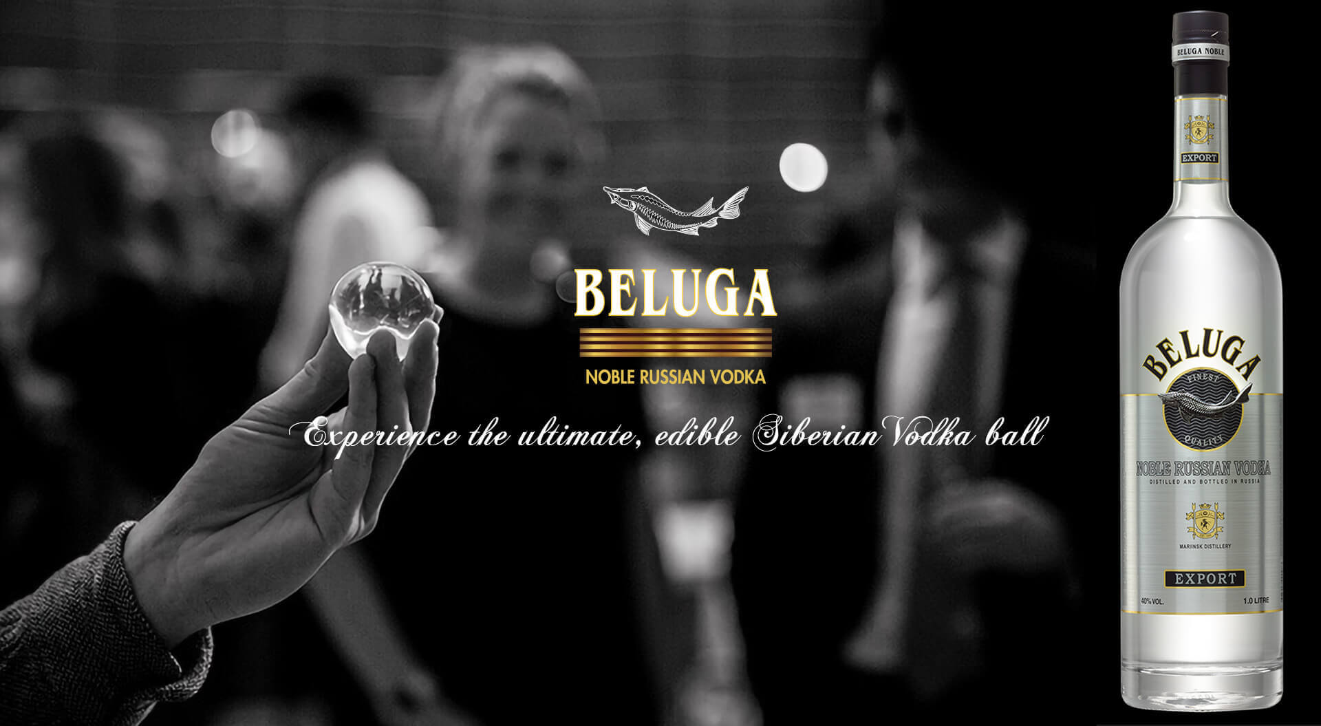 Beluga Vodka Brand Activations Airports Edible Voka Ball