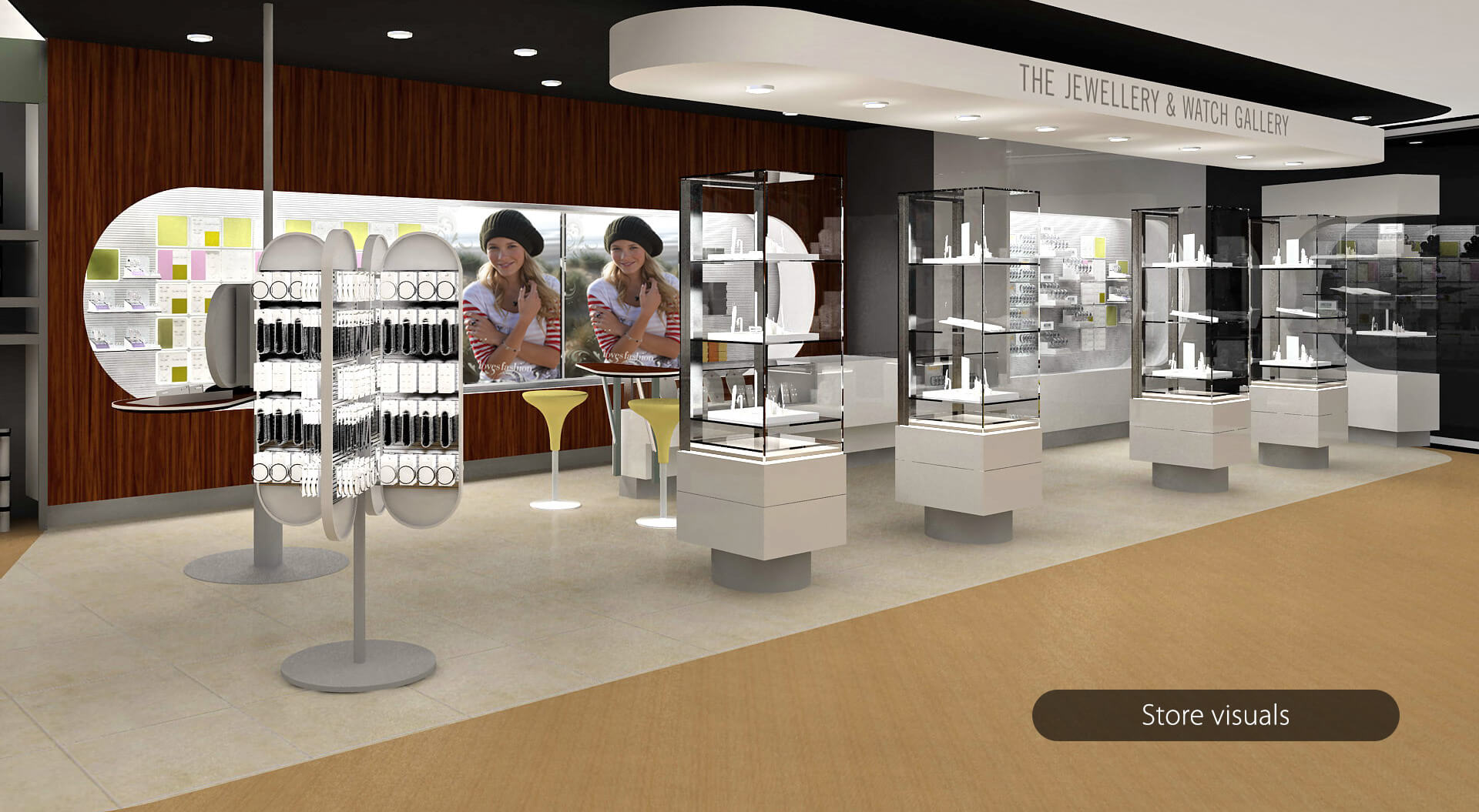 Argos Jewellery store visual of the interior design