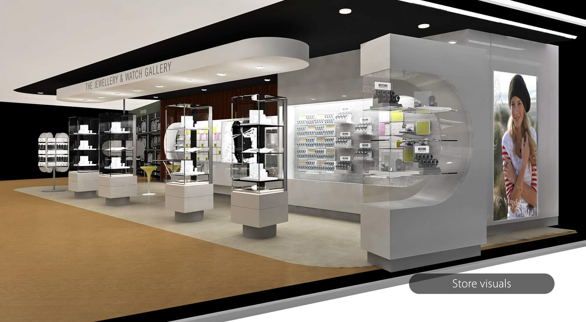 Argos Jewellery store visual of the interior design