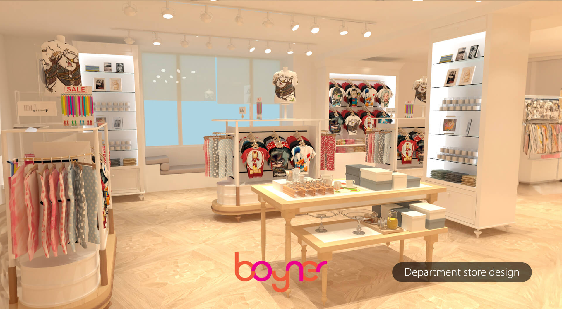 Boyner department store Istanbul - Children’s fashion department and unique merchandising solutions