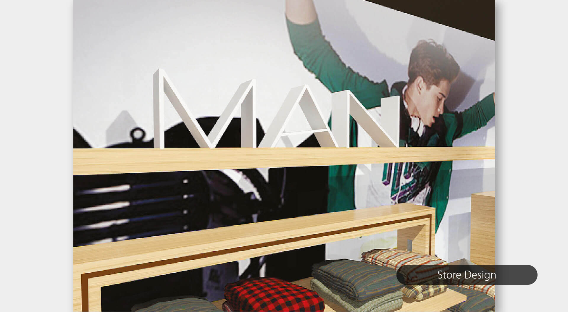 Tom Taylor interior store merchandising system design