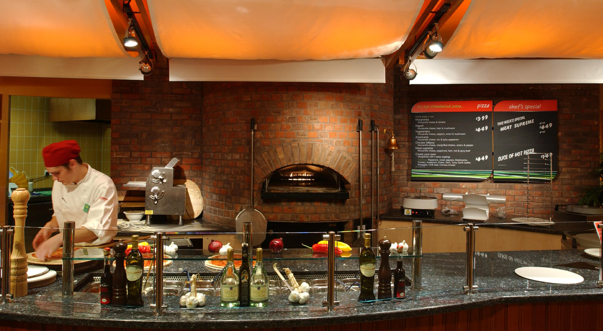 Safeway Mega Store pizza oven restaurant hub