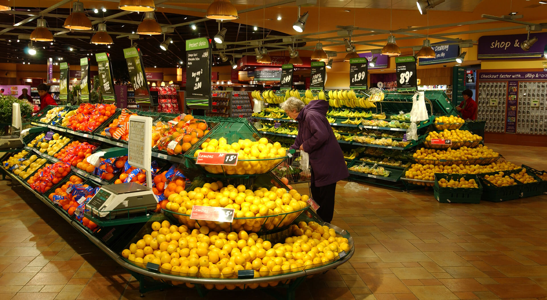 Safeway Mega Store fruit and vegetable department
