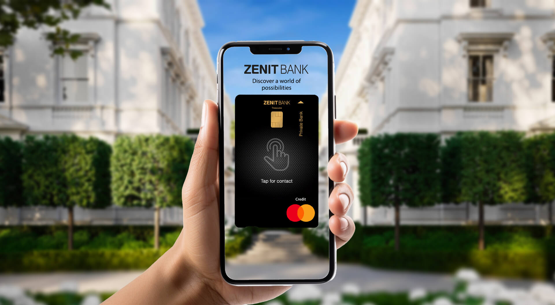 Zenit Bank Russia - Phygital innovative of Private Banking App for customer communication, a customer-first mindset to enhance bank transformation strategies and design, digital advertising, a phygital strategy and brand messaging