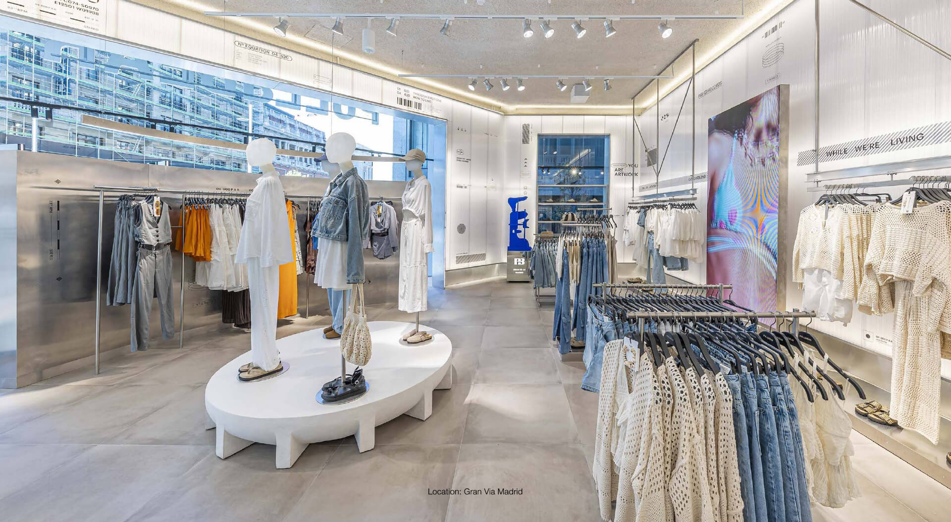 Pull & Bear Retail Branding, Store Interior Design, Graphic Communications Location: Gran Via, Madrid