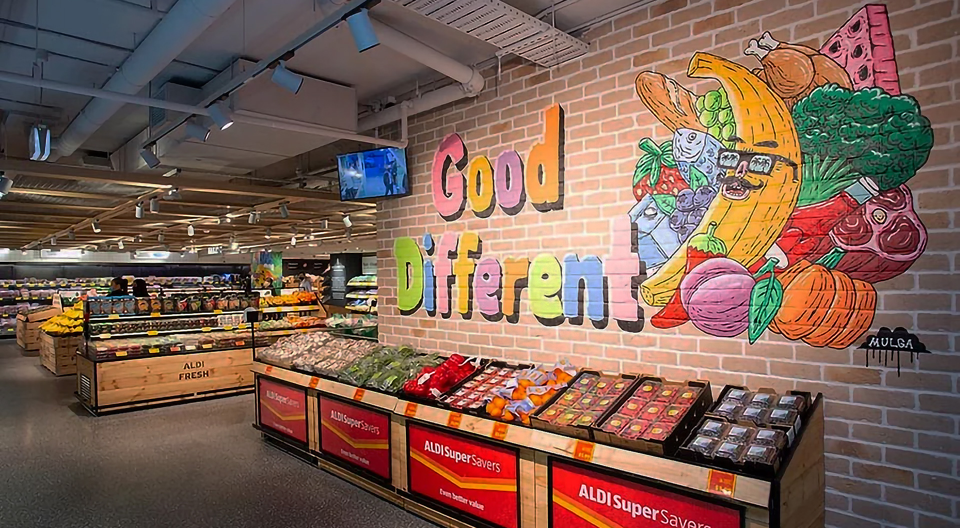 Aldi Corner Store Super Savers Department