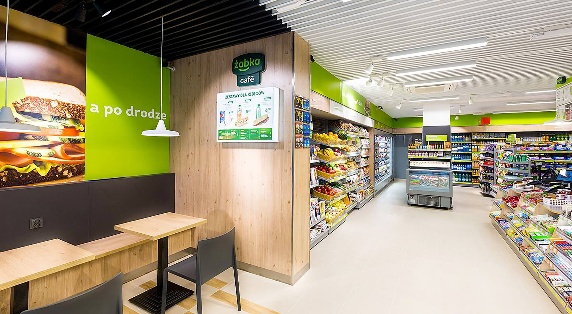 Zabka Convenience Store Interior