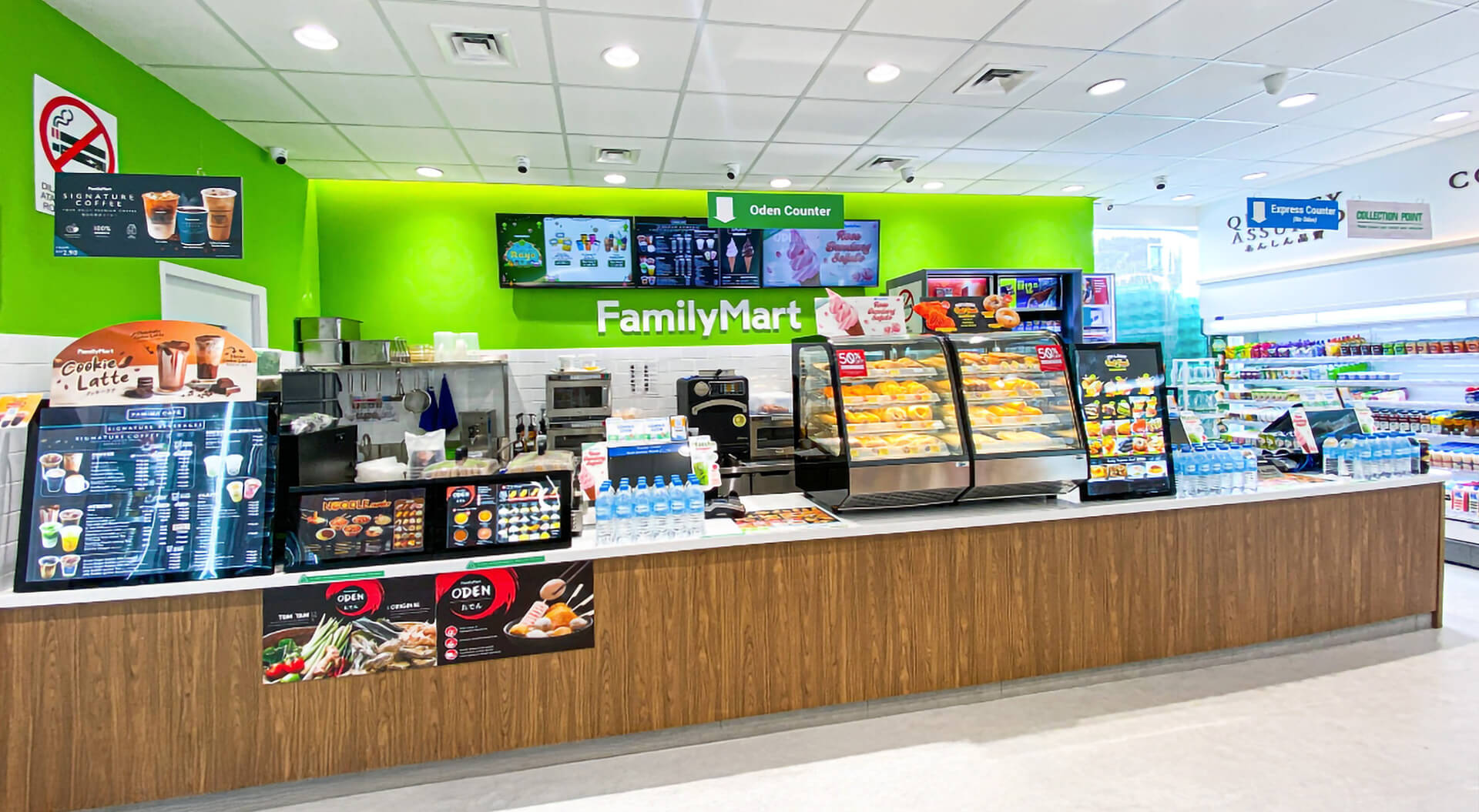 Family Mart Convenience Store Interior