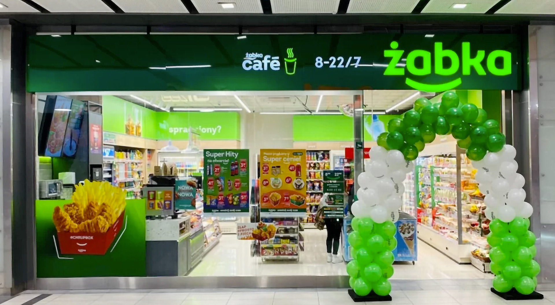 Zabka Convenience Store Entrance Poland