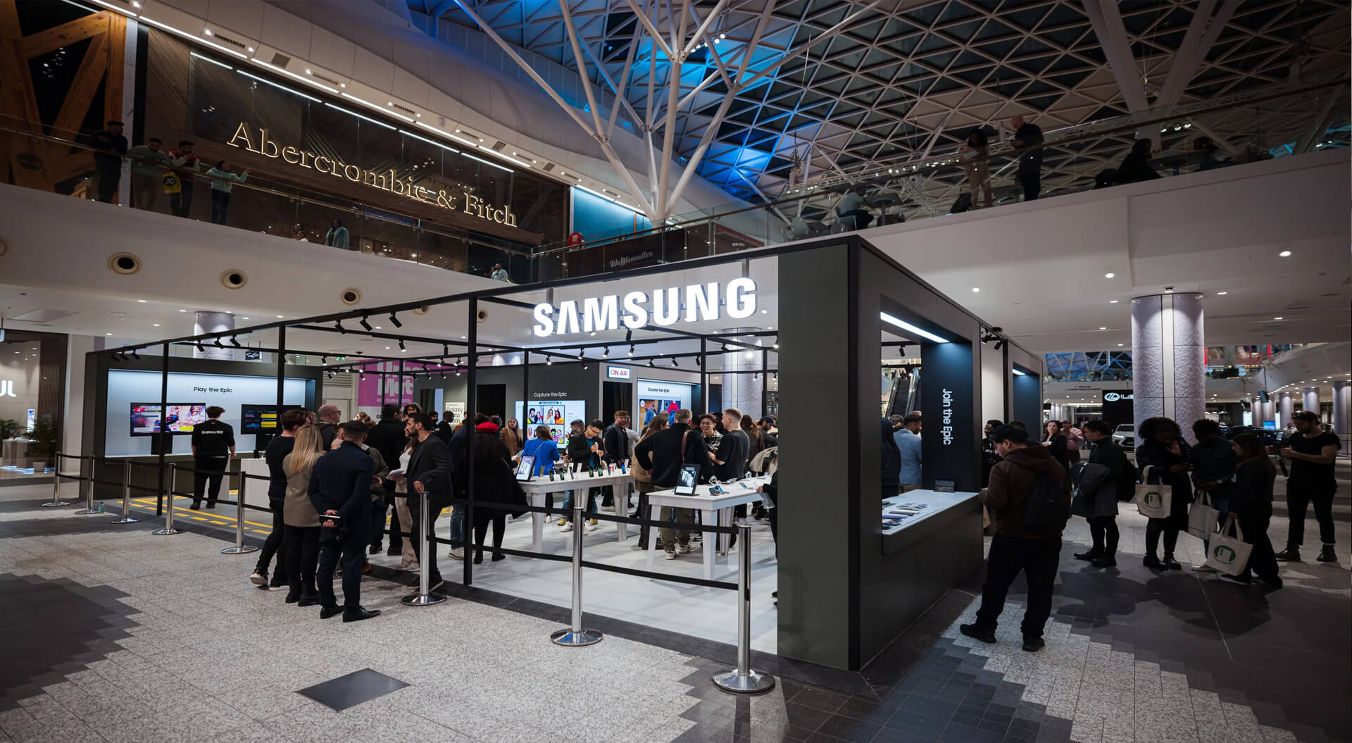 Samsung Westfield Shopping Mall Kiosk