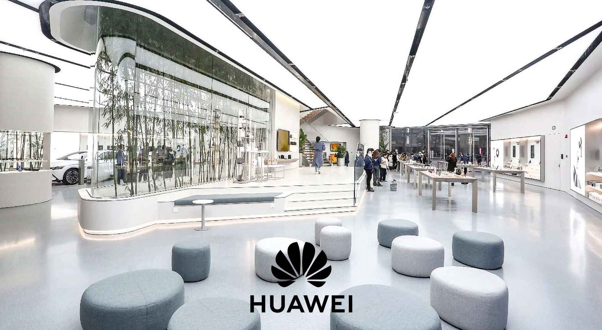 Huawei Flagship Store in Chengdu Entrance - interior design
