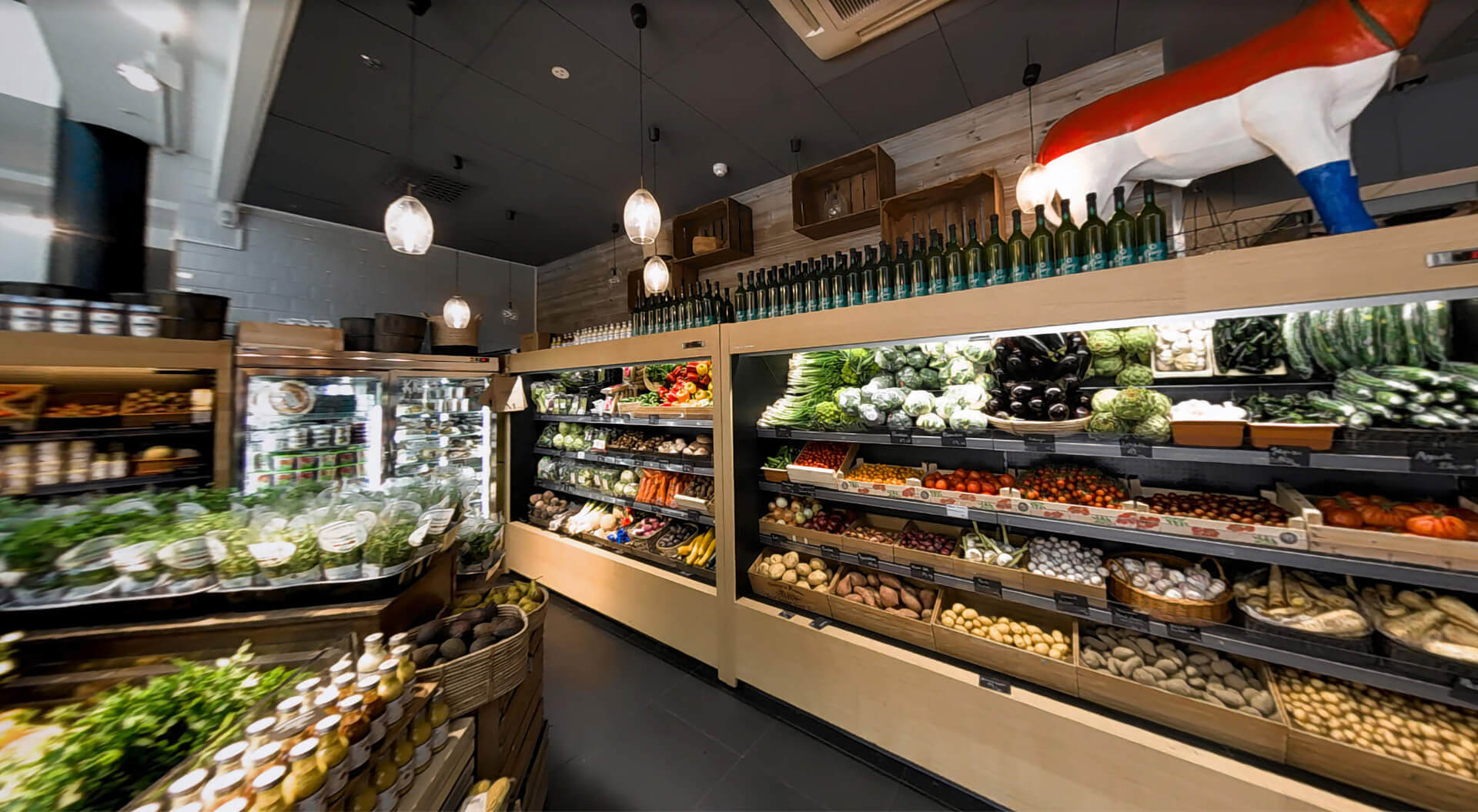 Masschmann's Market Store Store Interior Fruit & Vegetables Department Concept Design - Oslo