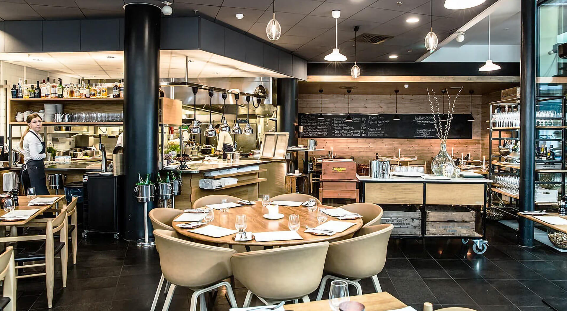 Masschmann's Market Store Interior Eat-In Restaurant Concept Design - Oslo