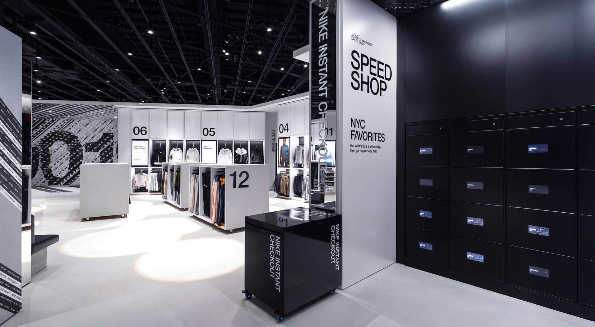 Nike house of innovation store branding NYC - Speed Shop Store Interior Design & Branding