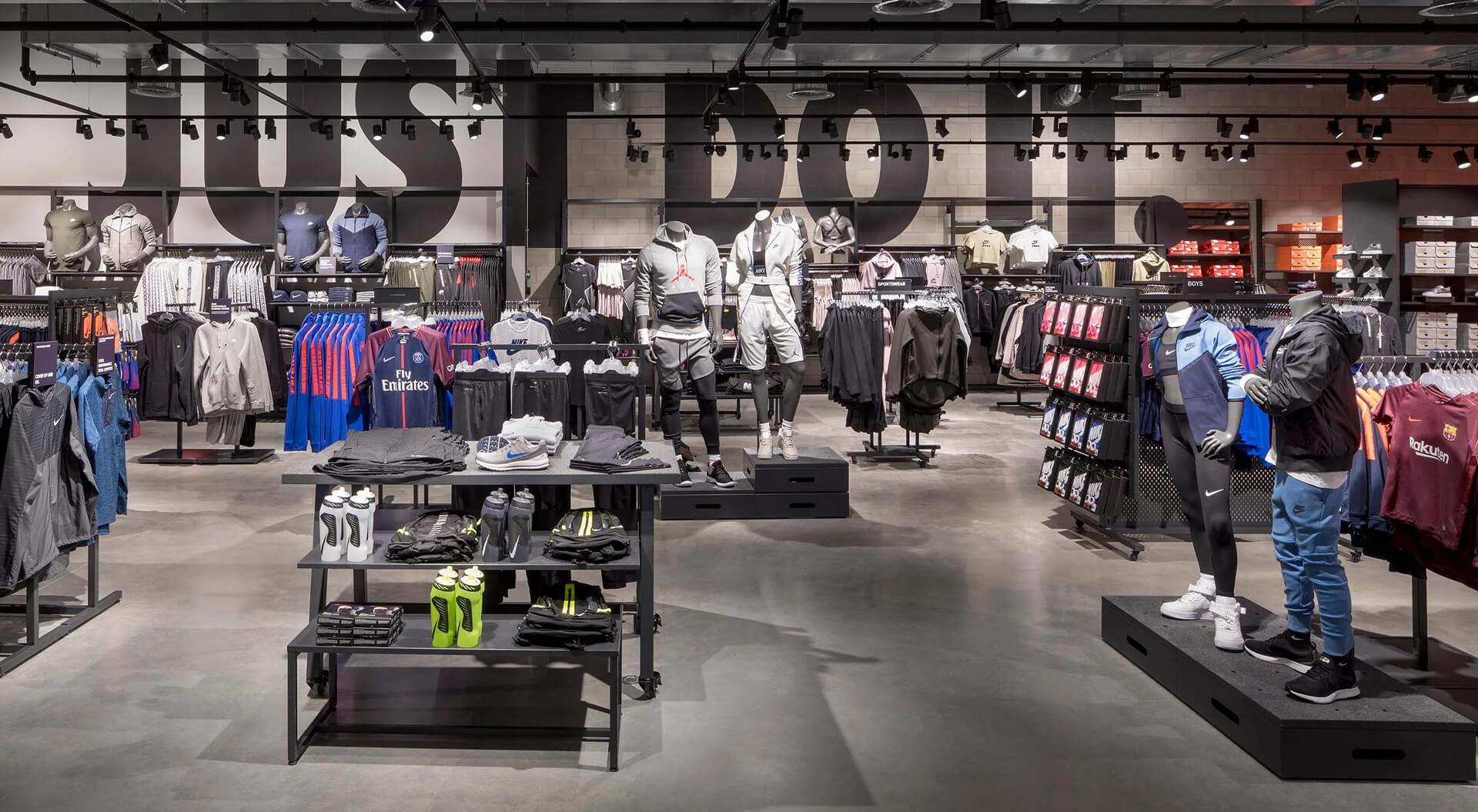 Nike JUST DO IT STORE store Interior Design Concept