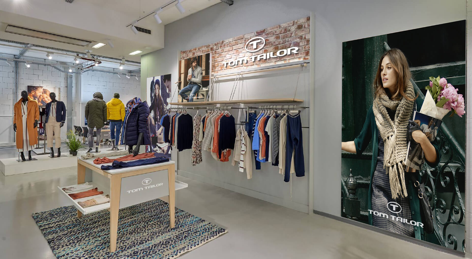 Tom Taylor store design internal rebranding store concept
