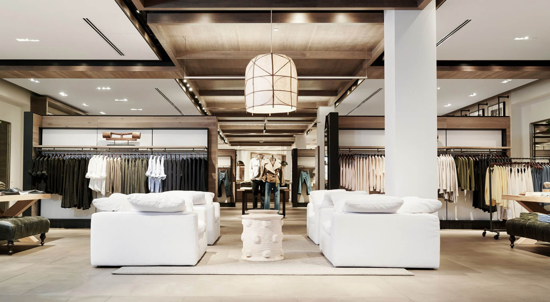 Banana Republic Store Interior Design Merchandising System Concept. Mall of Millenia Los Angeles