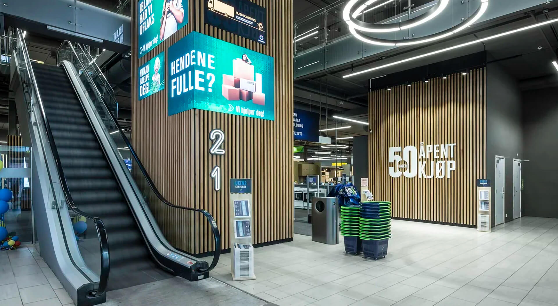 Elgiganten Store Entrance Interior Design and Branding Concept
