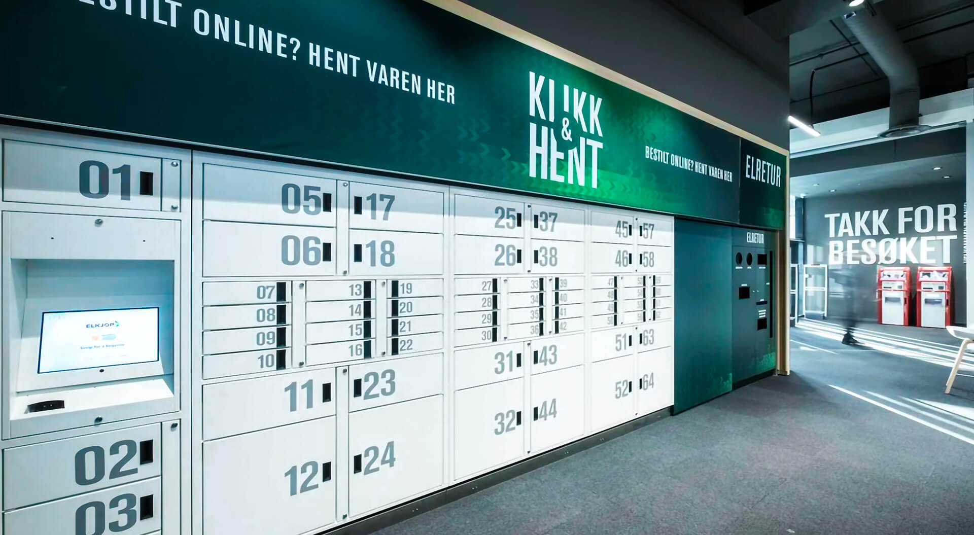Elgiganten In-Store Click and Collect Point Design and Branding Concept