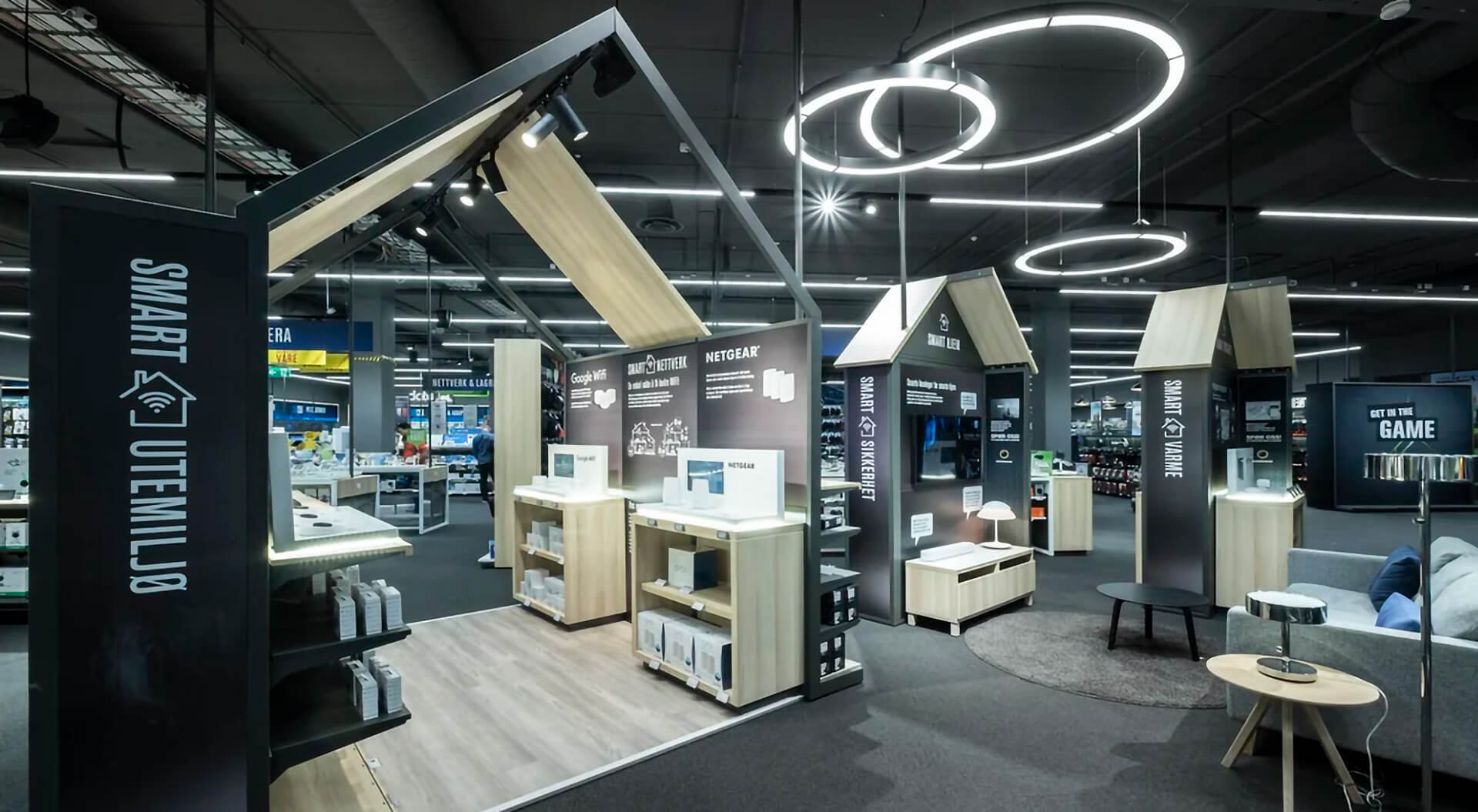 Elgiganten Smart Home Interiors Merchandising System Design and Branding Concept